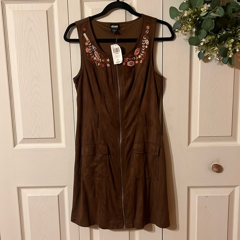 NWT Her Universe Star Wars Han Solo Suede Dress Size M